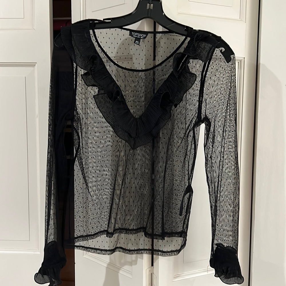 Sheer beautiful top shop